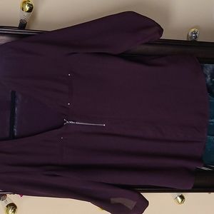 Maroon Pullover blouse